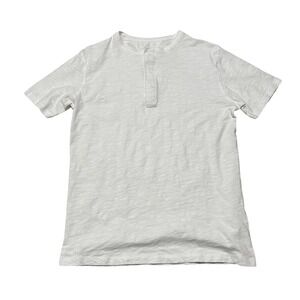 TAL Women's White Henley T Shirt Size Large 20 x 27